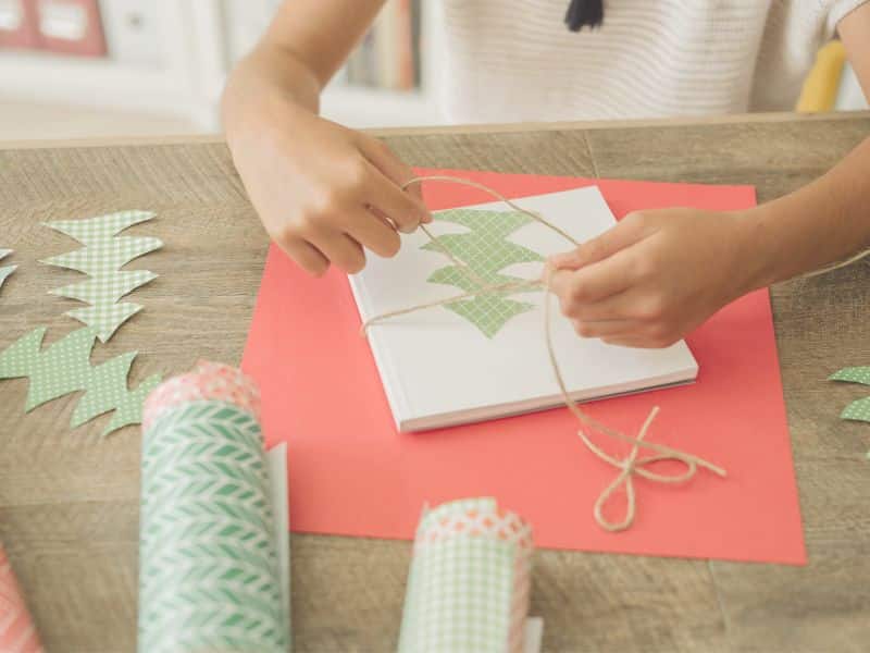 handmade card as teachers gift