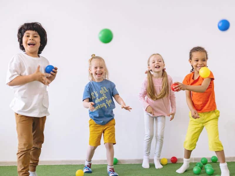 ball games for hand eye coordination activities