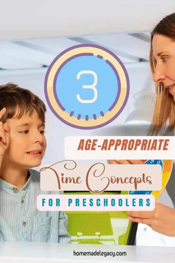 age appropriate time concepts