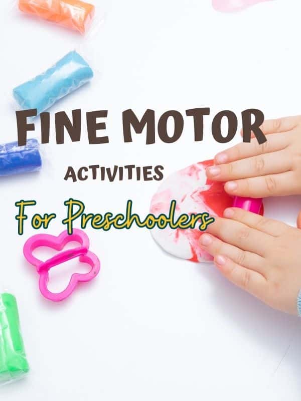 fine motor activities for preschoolers