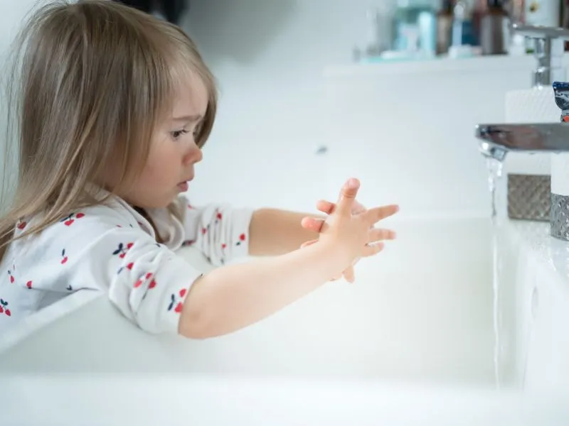 self help skills in the bathroom