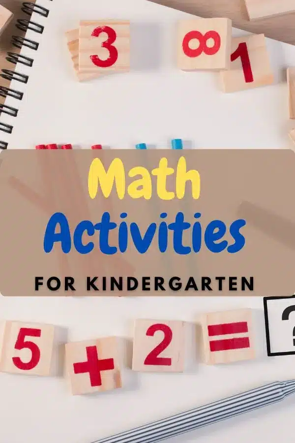 math activities for kindergarten