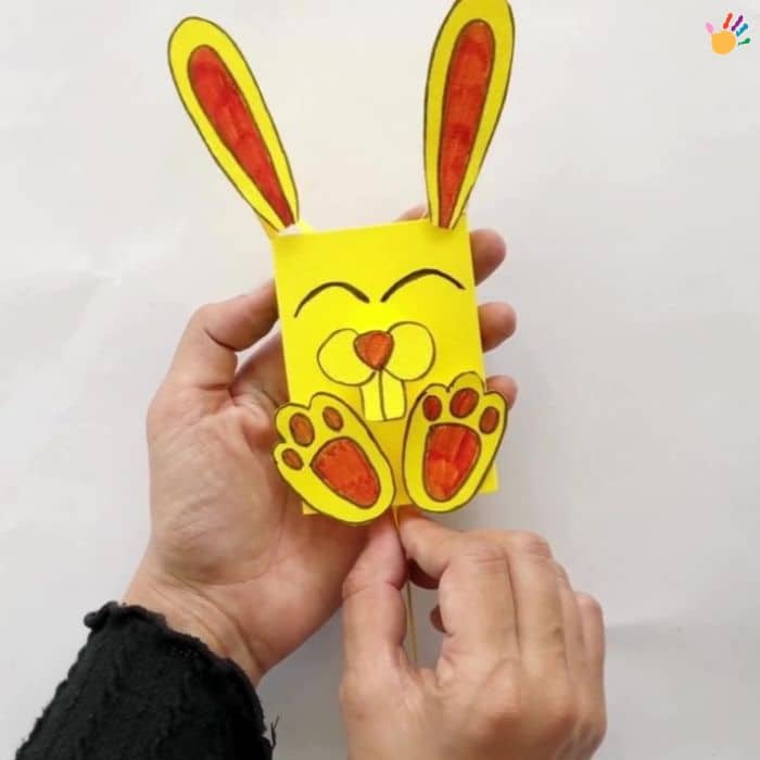 paper bunny craft for kids