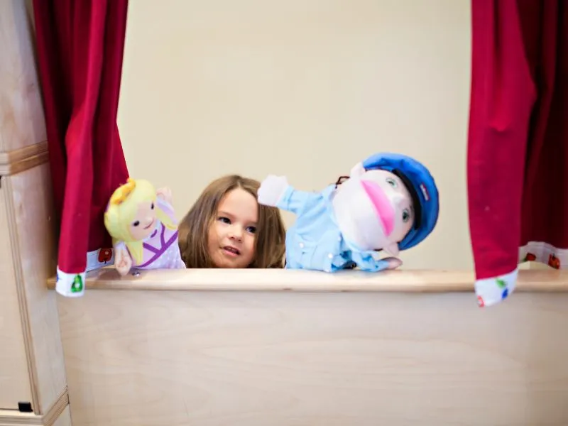puppet show by kids
