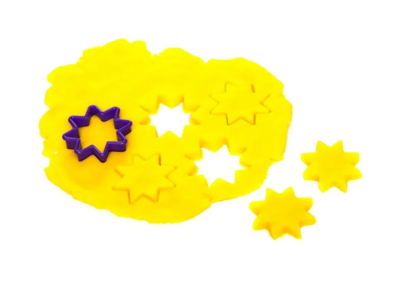make shapes with play dough