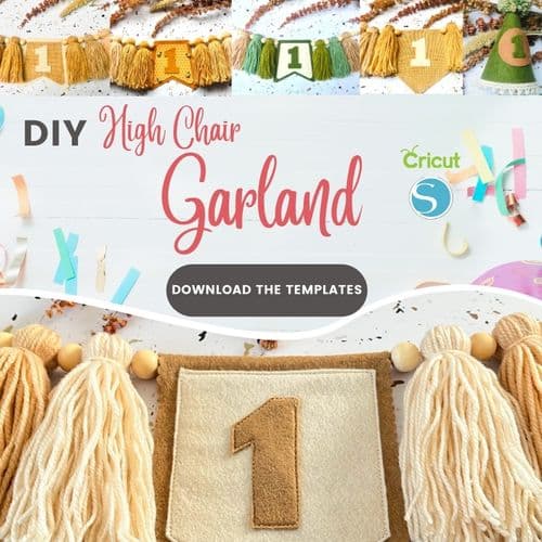 DIY High Chair Banner Templates