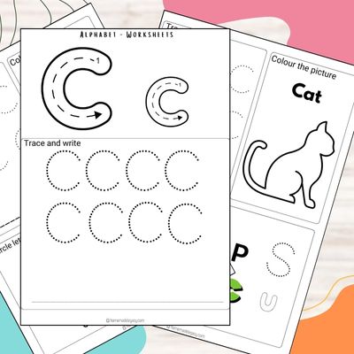 Letter C Activity Sheets