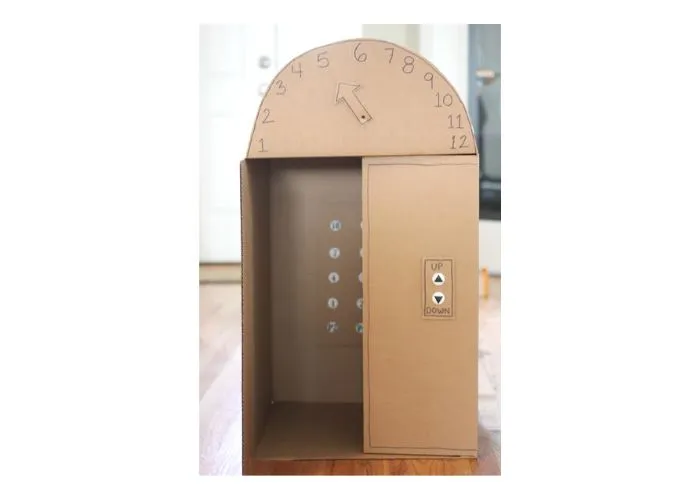 cardboard box elevator