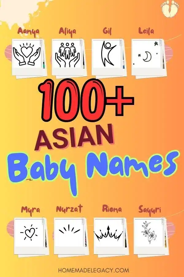 over 100 Asian baby names