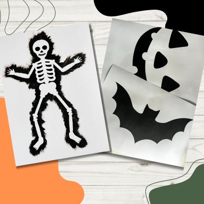 Halloween shapes cutouts icon