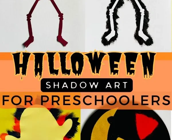 Halloween shadow arts for kindergarteners