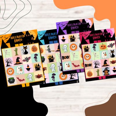 halloween bingo printable icon