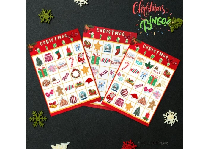 Printable Christmas bingo game