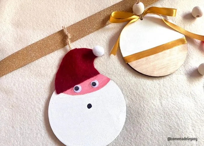 DIY wooden Christmas ornaments