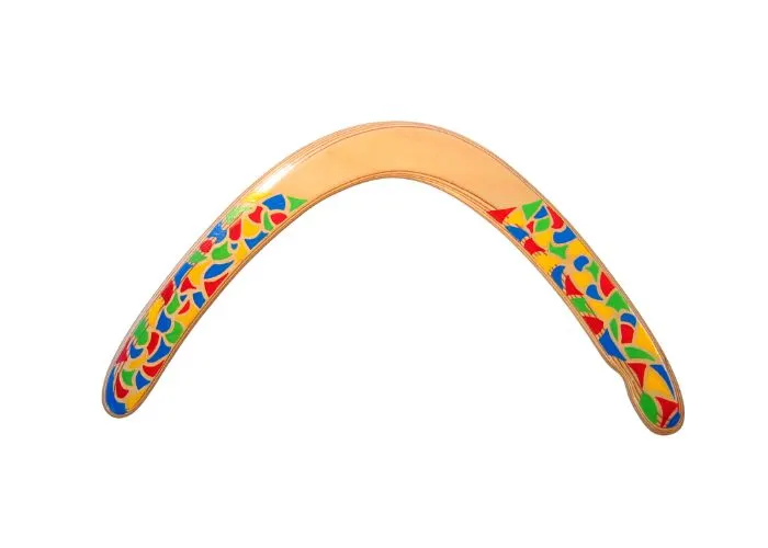 Decorating boomerang craft