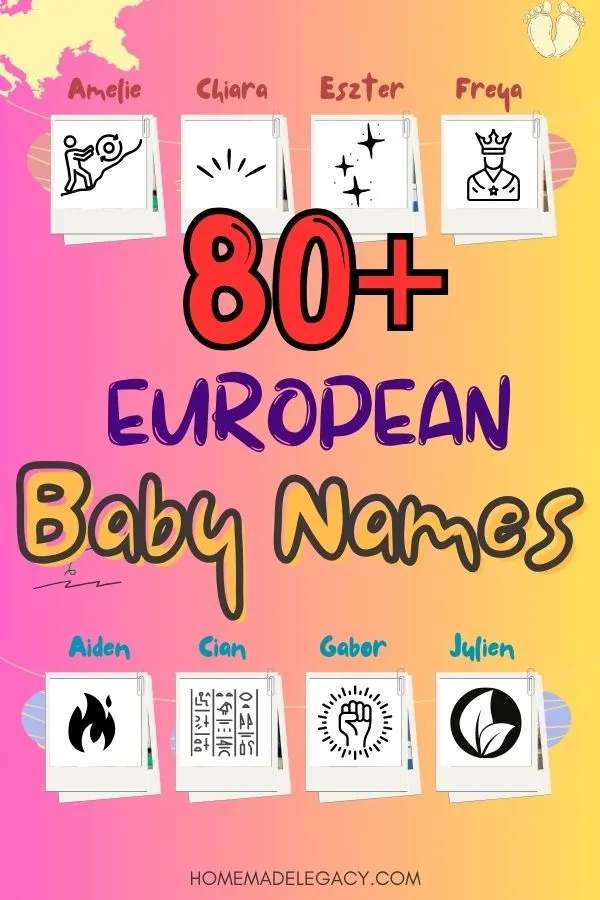 European baby names with meanings