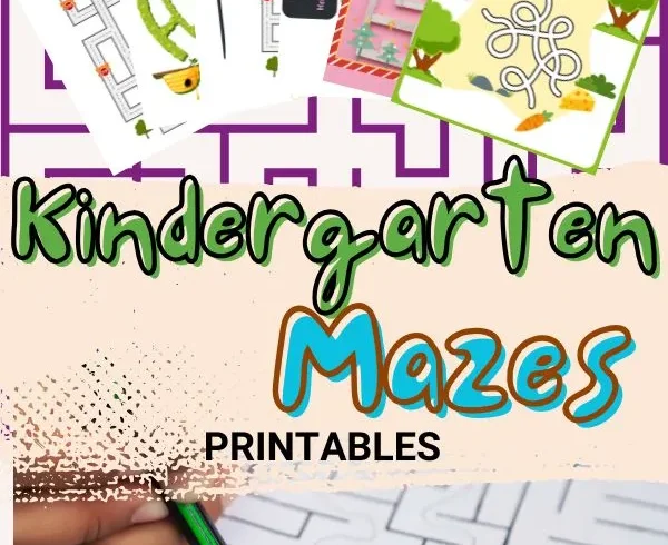 free printable kindergarten mazes