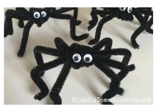 Pipe cleaner spider