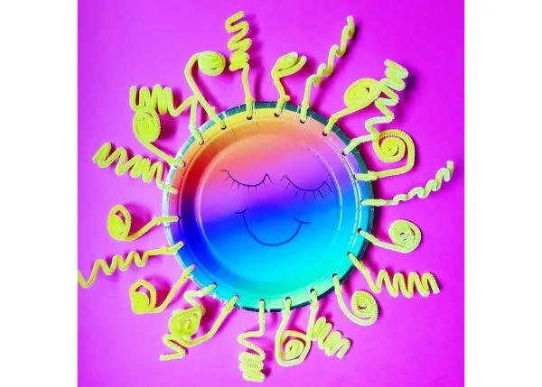 Pipe cleaner sun