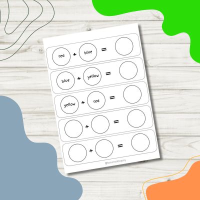 Colour Mixing Template